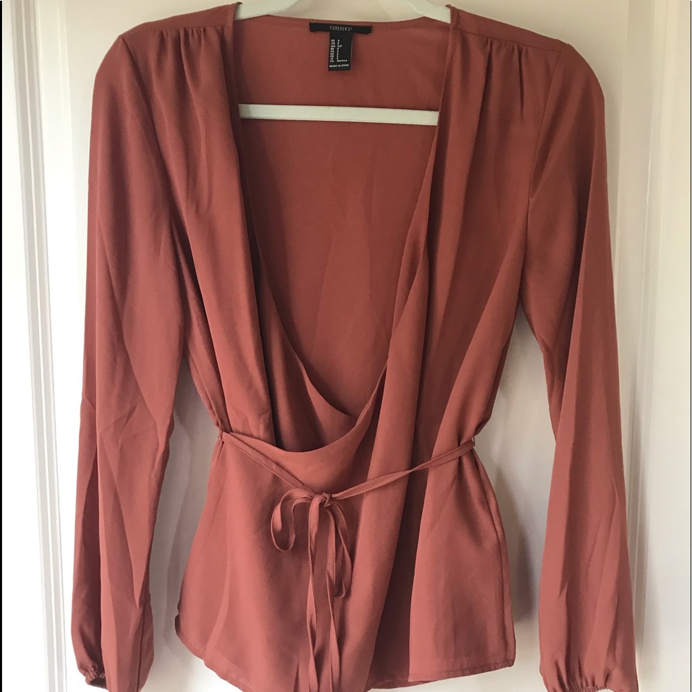 Forever 21 Wrap Around Blouse